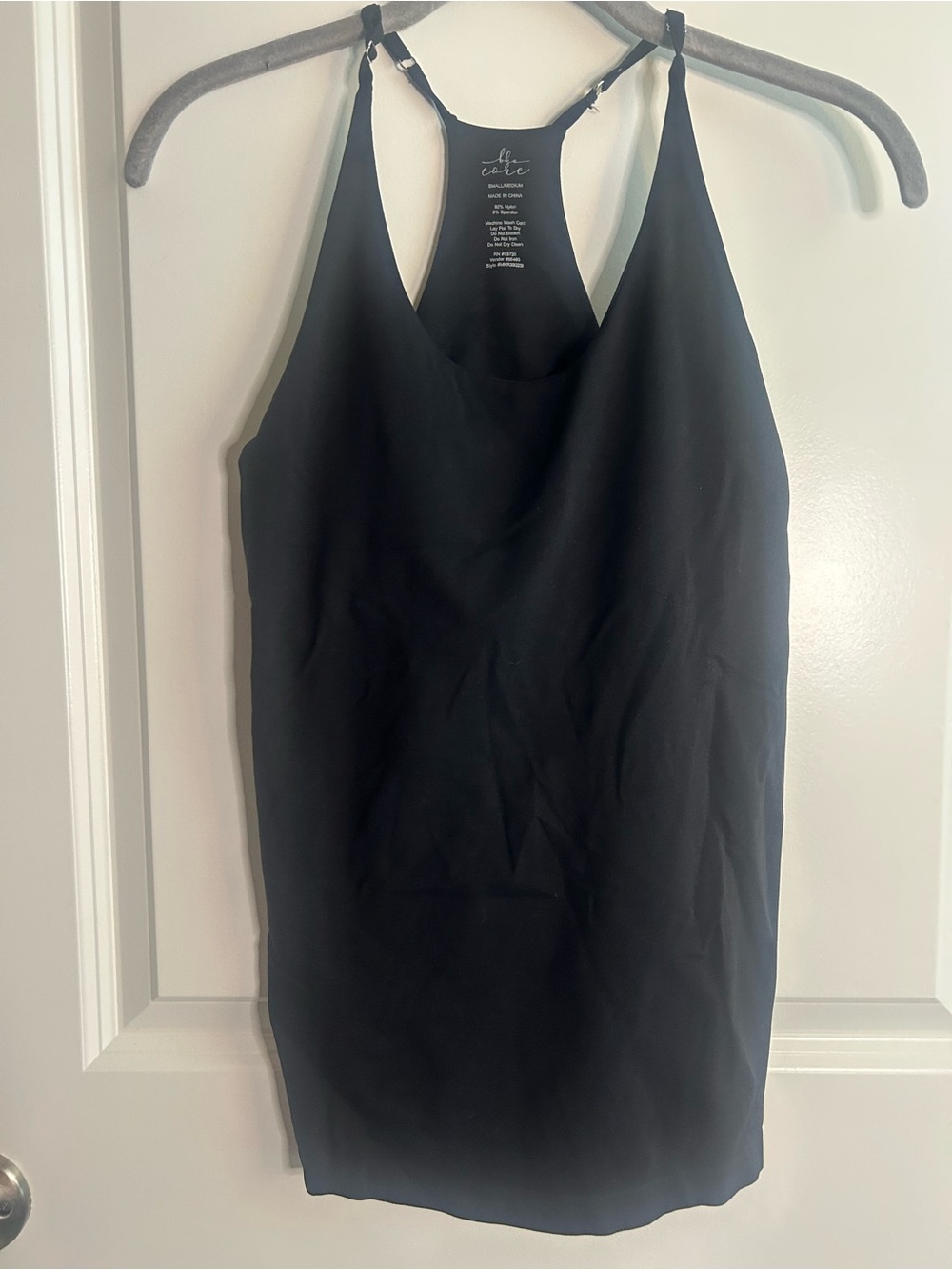 Black Racerback tank- Sleek Everyday Layering